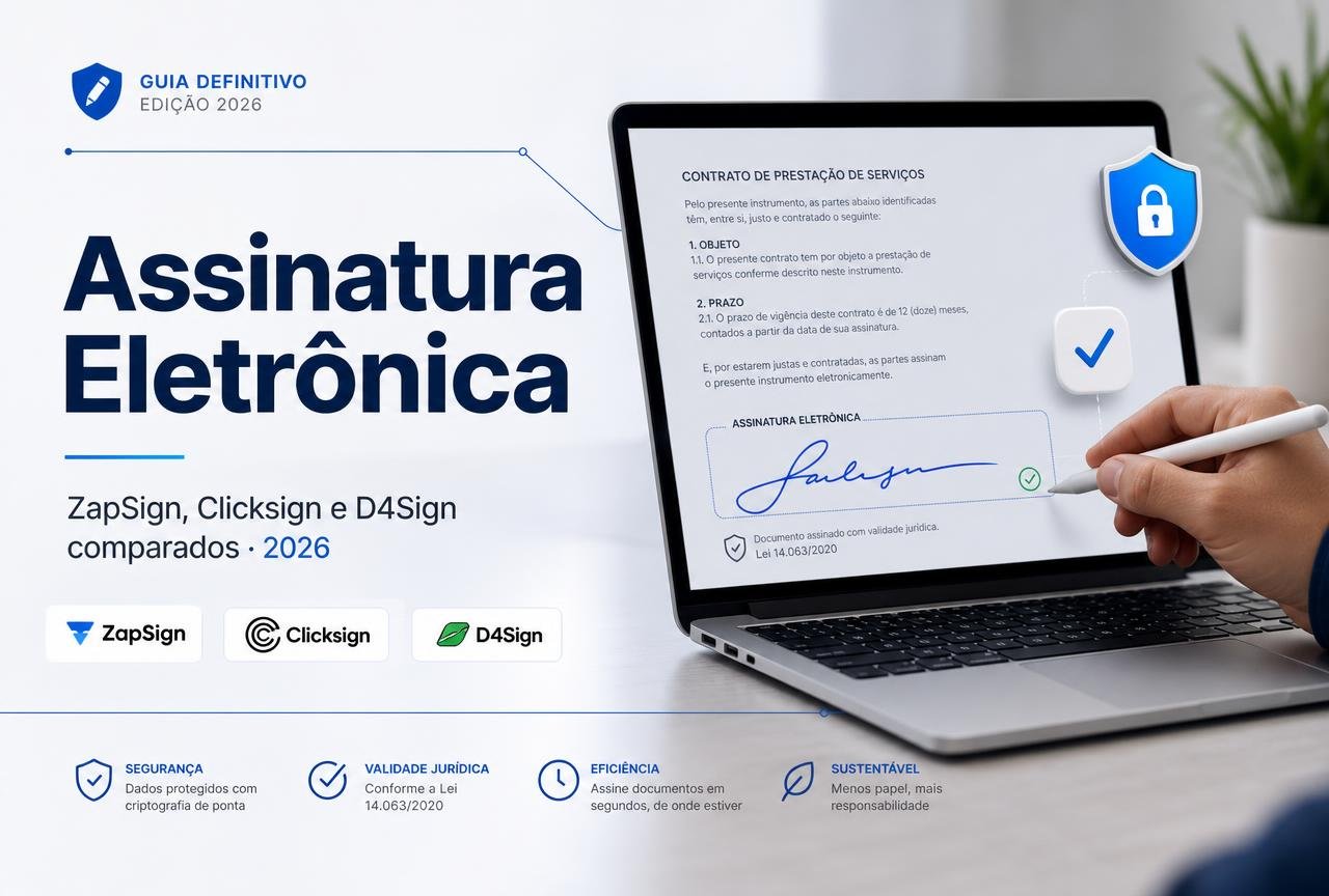 Assinatura Eletrônica: ZapSign, Clicksign ou D4Sign?