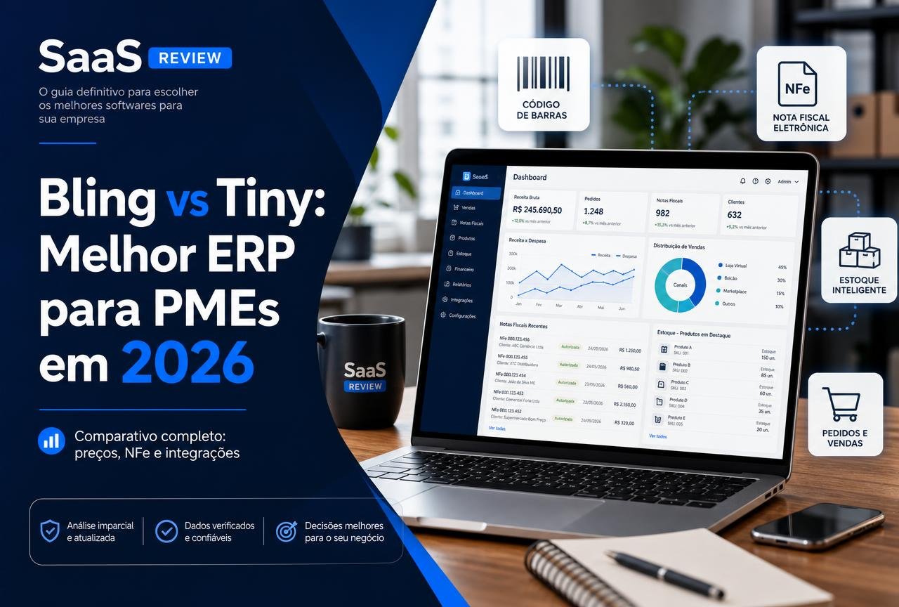 Bling vs Tiny ERP: Qual É o Melhor para Pequenas Empresas em 2026?